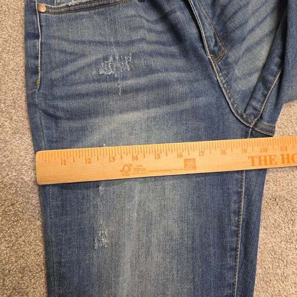 Distressed weekend Boyfriend Judy Blue Relaxed Fit Jeans Ripped Denim sz 30 - Picture 4 of 16